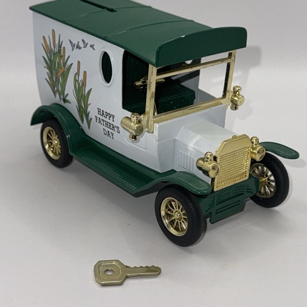 Die cast  father's day piggy bank